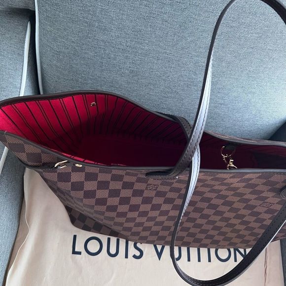 ❤️ sold ❤️ NEW Louis Vuitton Neverfull GM in Damier Ebene - Picture 12 of 14